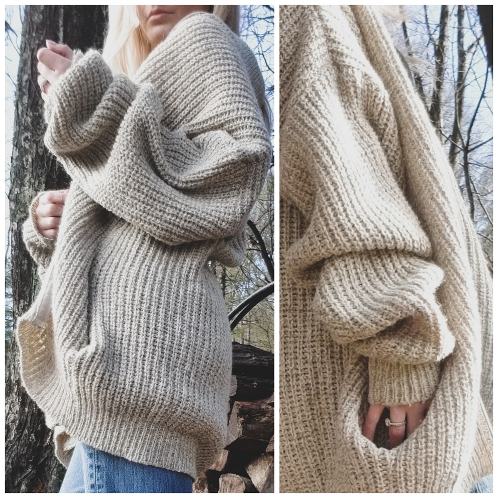 Peconic Bay Traders • Slouchy Fisherman Cardigan